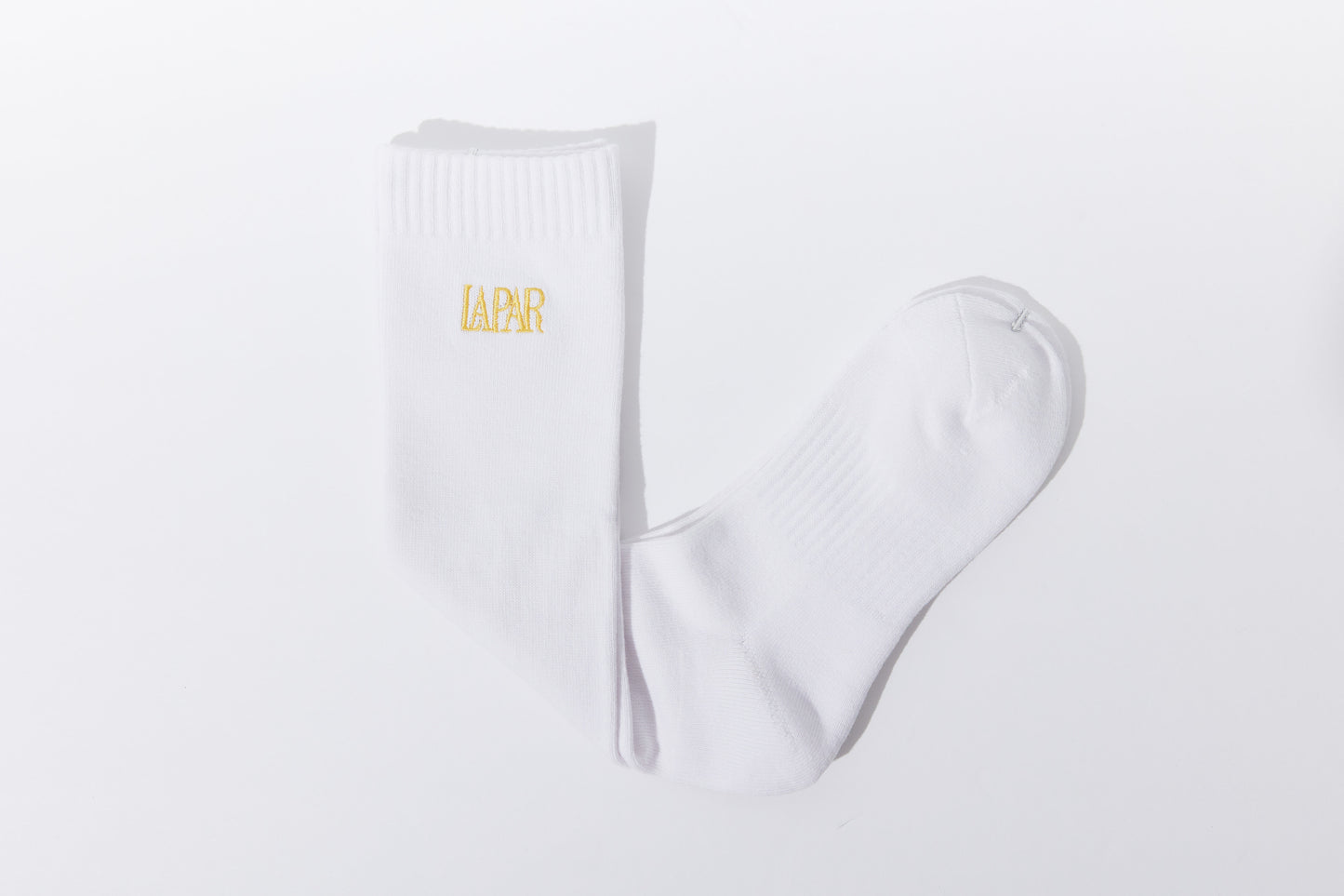 Long White La Par Socks